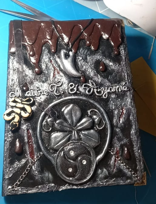 Carnet format A5 fait main